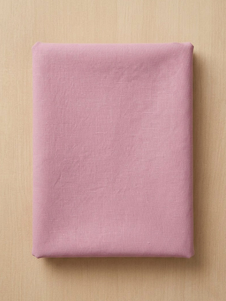 Pink Chanderi Woven Design Unstitched Dress Material