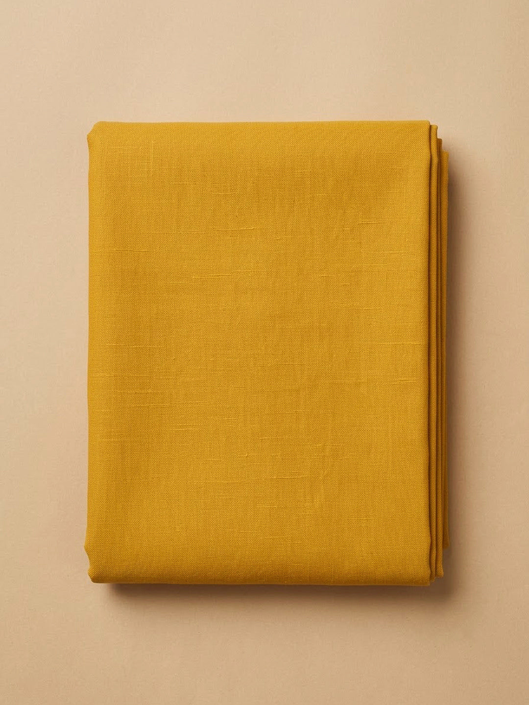 Mustard Chanderi Embroidered Unstitched Dress Material