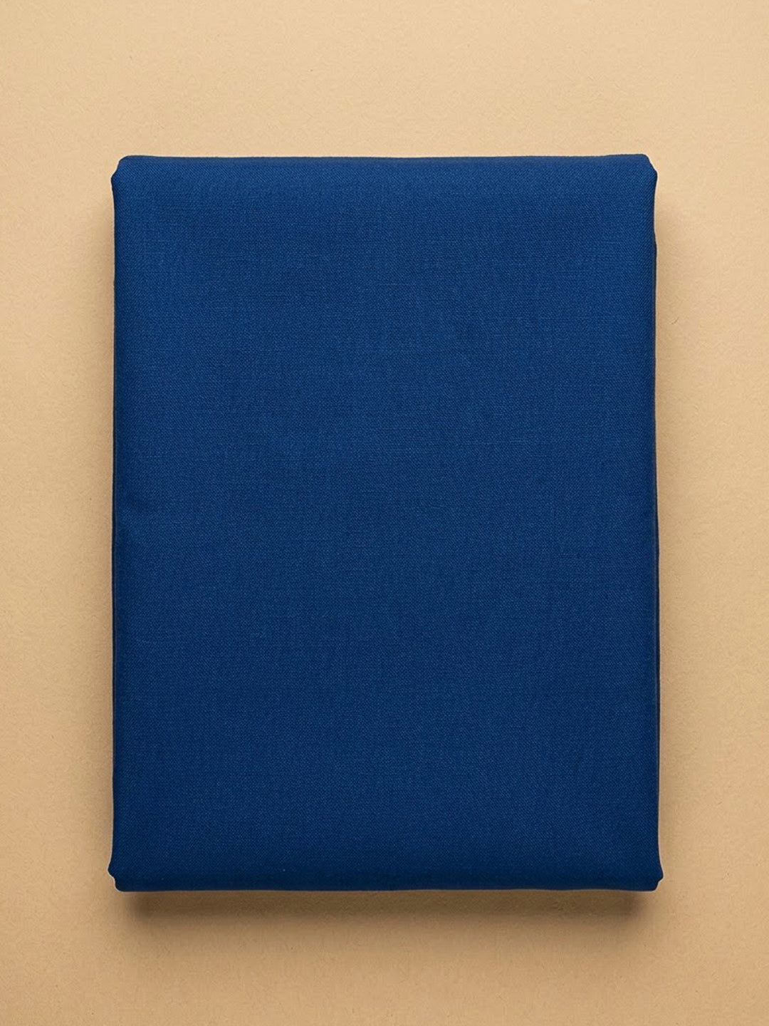 Indigo Cotton Blend Embroidered Unstitched Dress Material