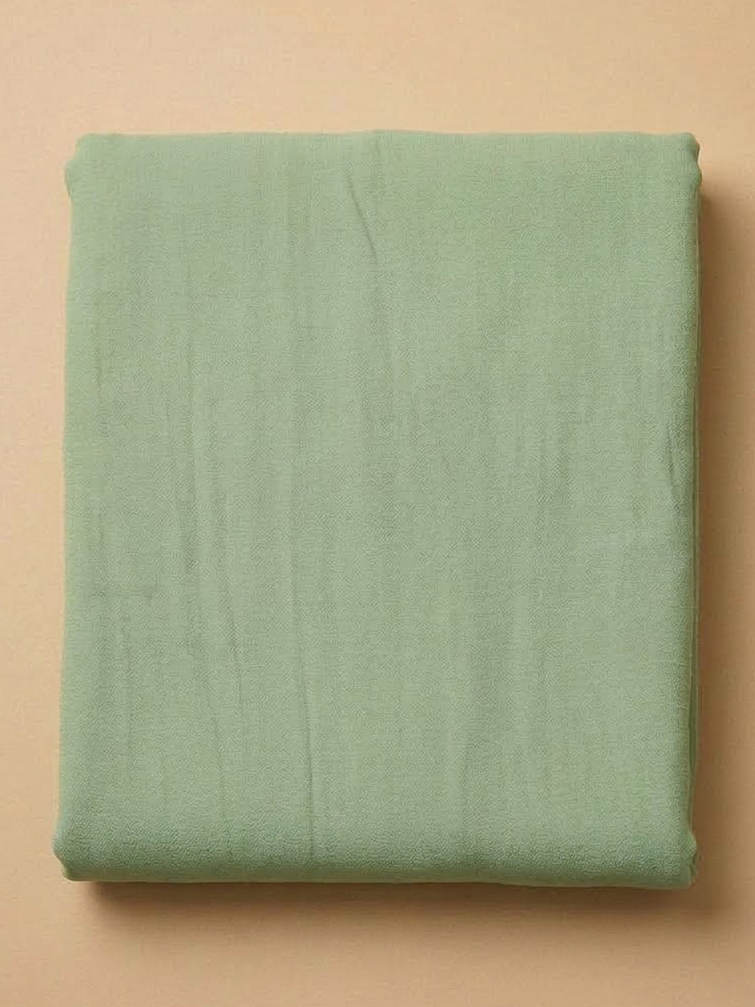 Pista-Green Chanderi Embroidered Unstitched Dress Material