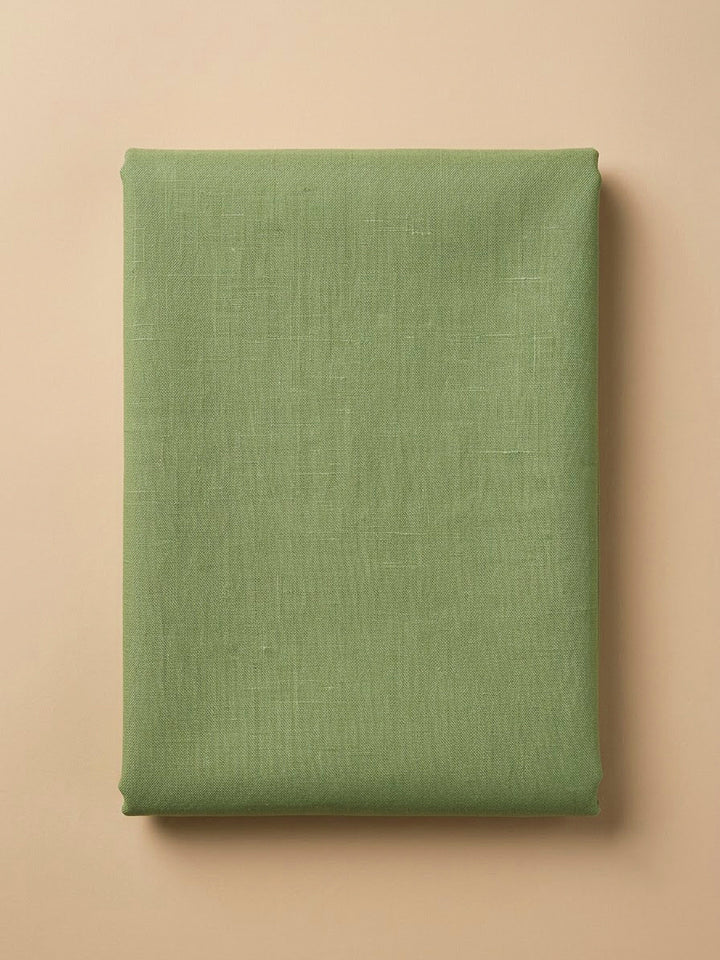 Pista Green Chanderi Embroidered Unstitched Dress Material