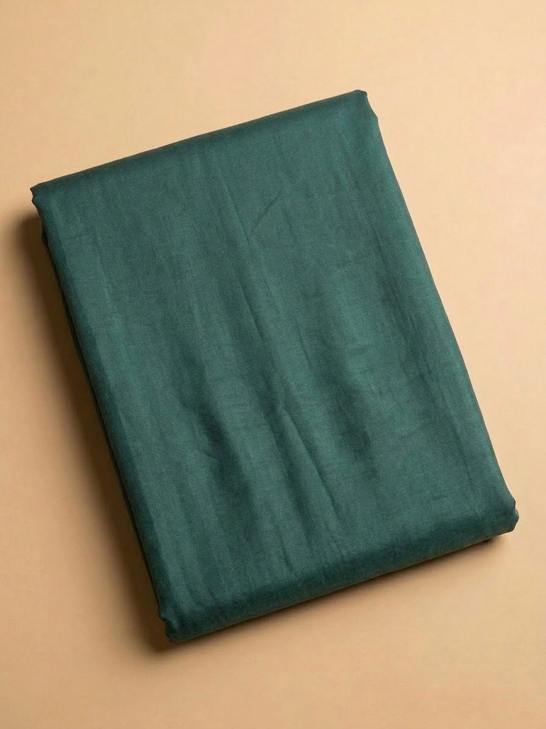 Aqua Green Chanderi Embroidered Unstitched Dress Material