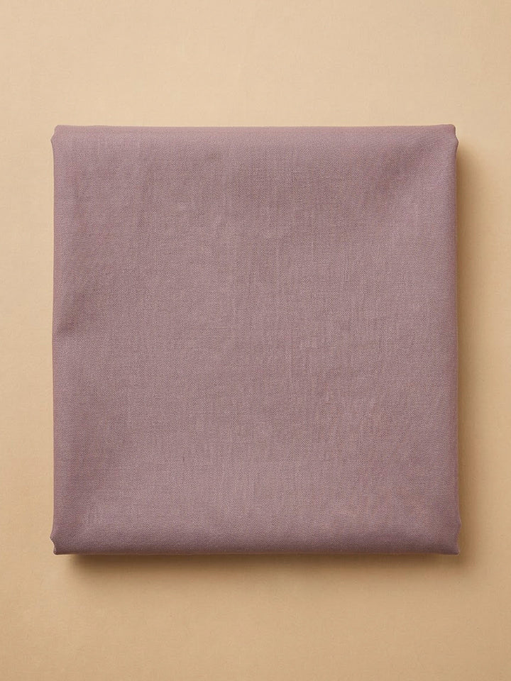 Lavender Chanderi Embroidered Unstitched Dress Material