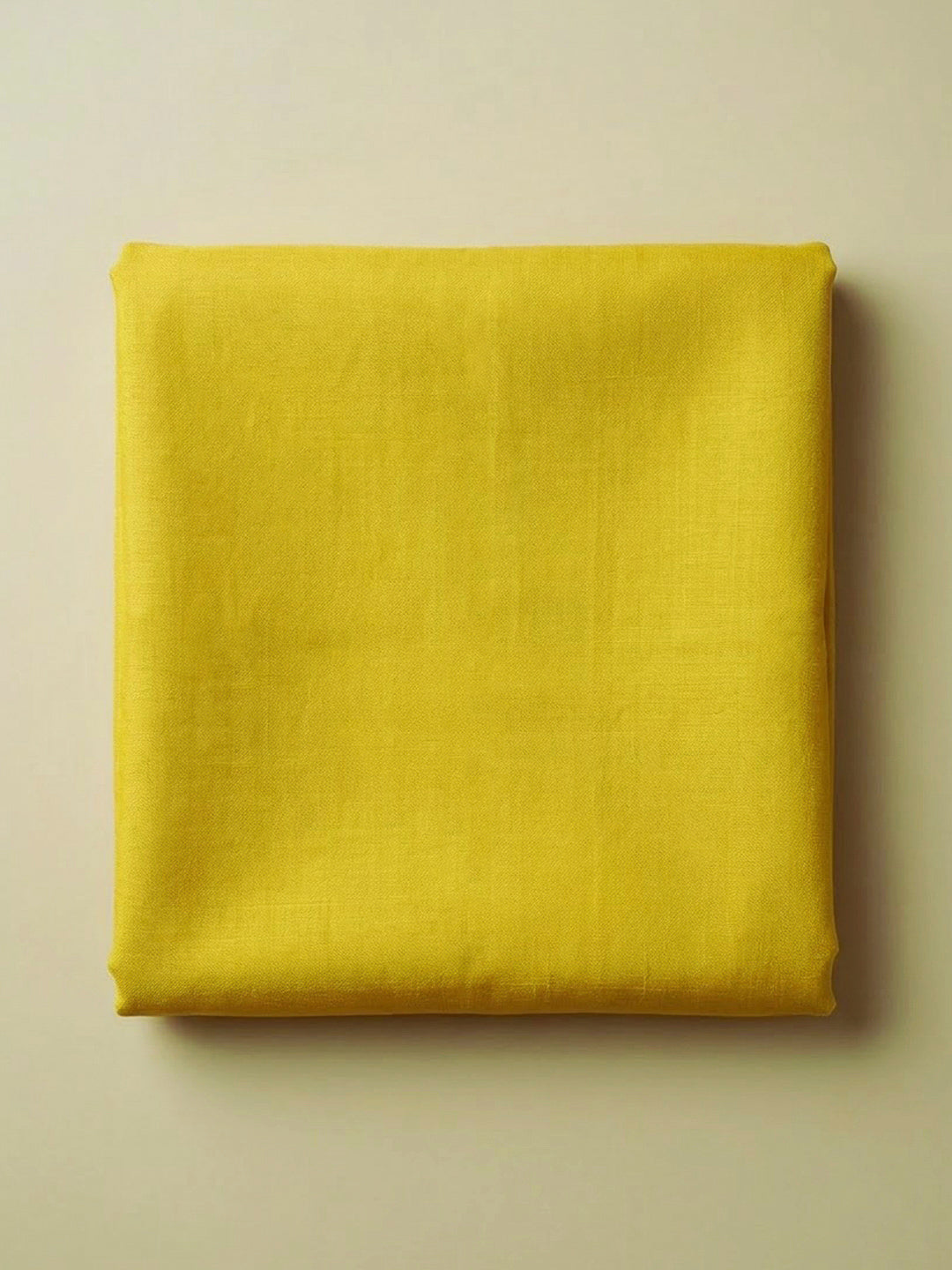 Yellow Chanderi Embroidered Unstitched Dress Material