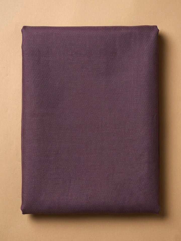 Purple Chanderi Embroidered Unstitched Dress Material
