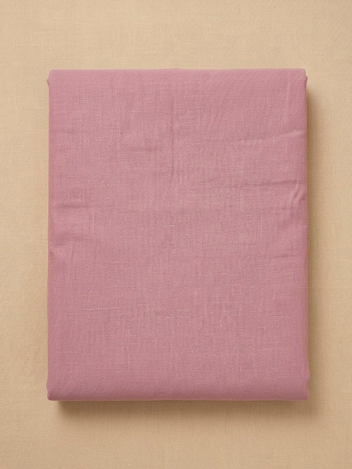 Onion Pink Chanderi Embroidered Unstitched Dress Material