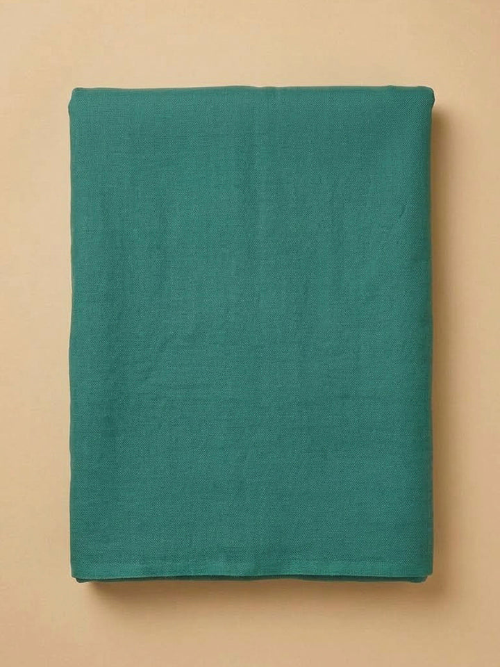 Rama Green Chanderi Embroidered Unstitched Dress Material