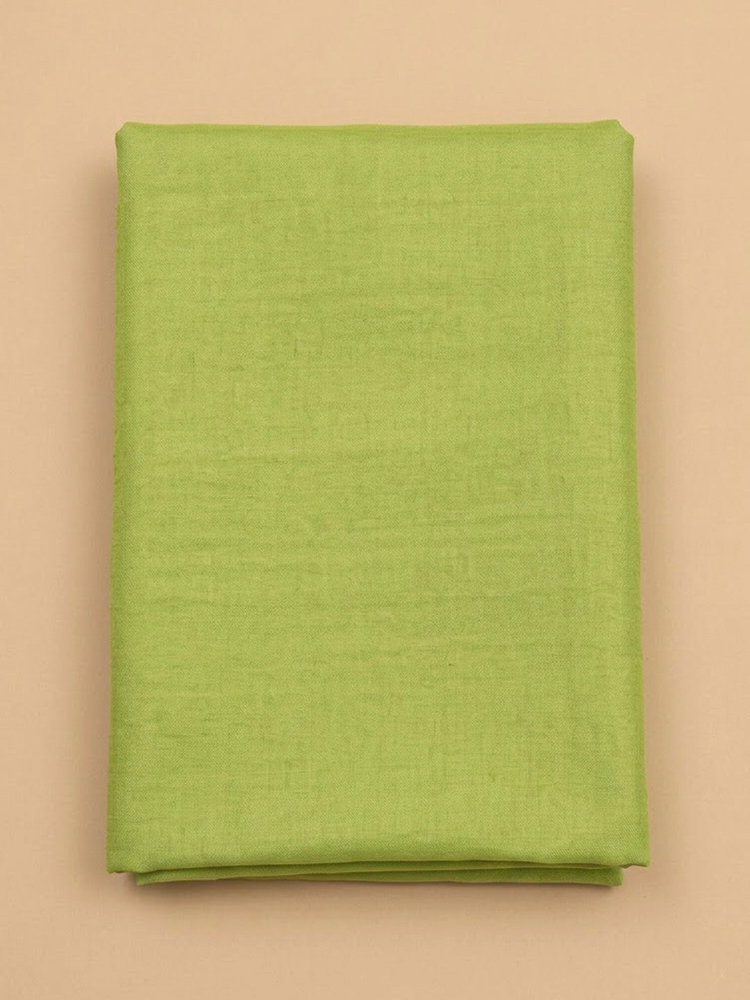 Pista Green Chanderi Embroidered Unstitched Dress Material