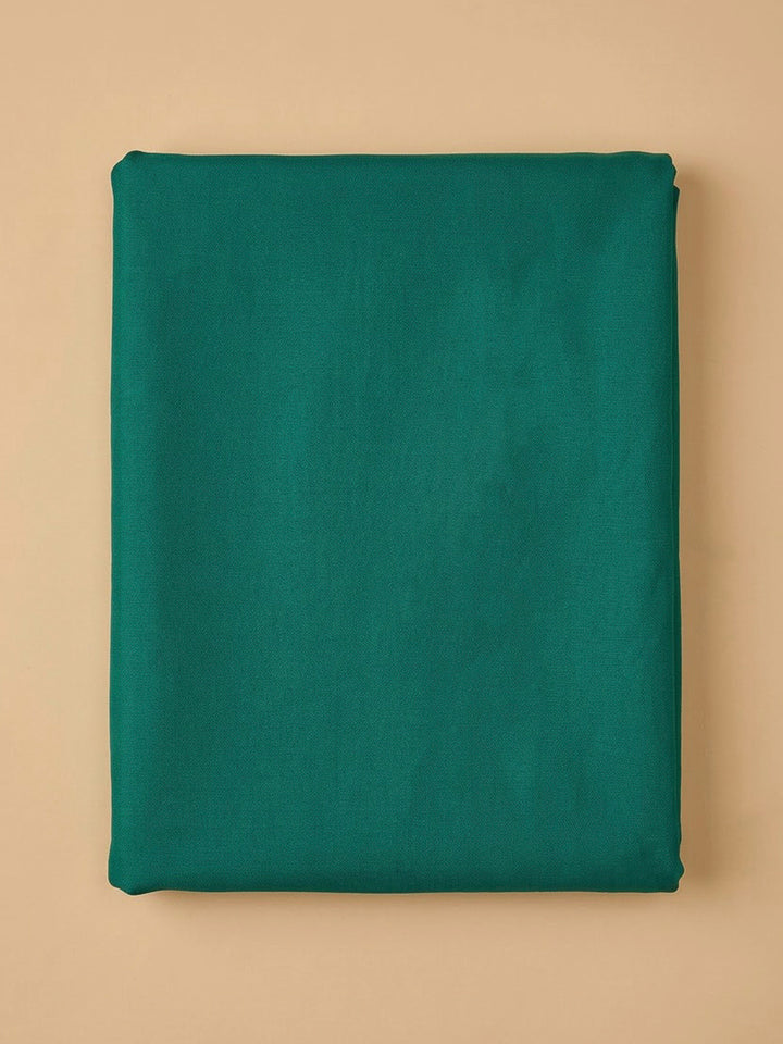 Rama Green Tissue Embroidered Unstitched Dress Material