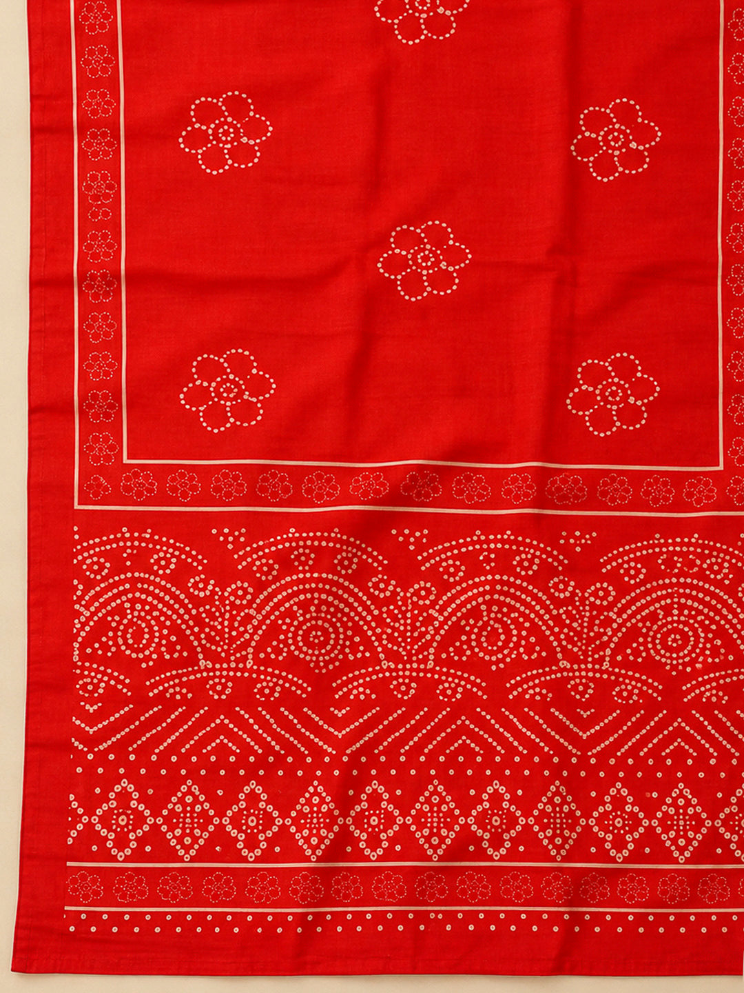 Rust Tissue Embroidered Unstitched Dress Material