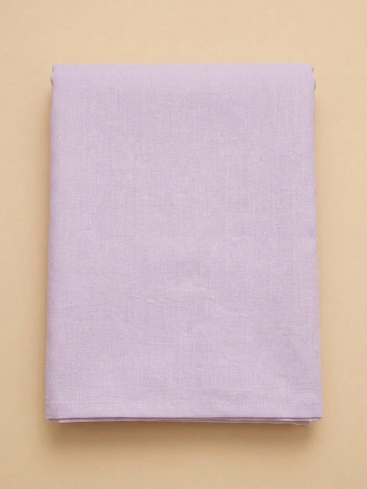 Lavender Cotton Blend Printed Unstitched Dress Material