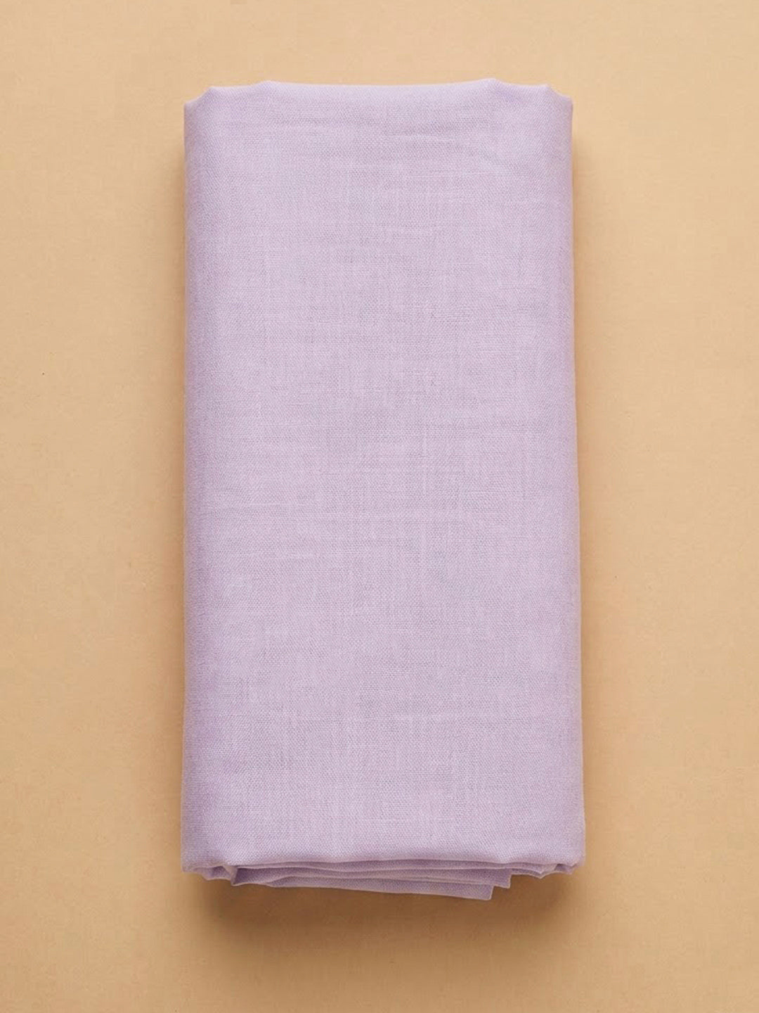 Lavender Cotton Blend Printed Unstitched Dress Material