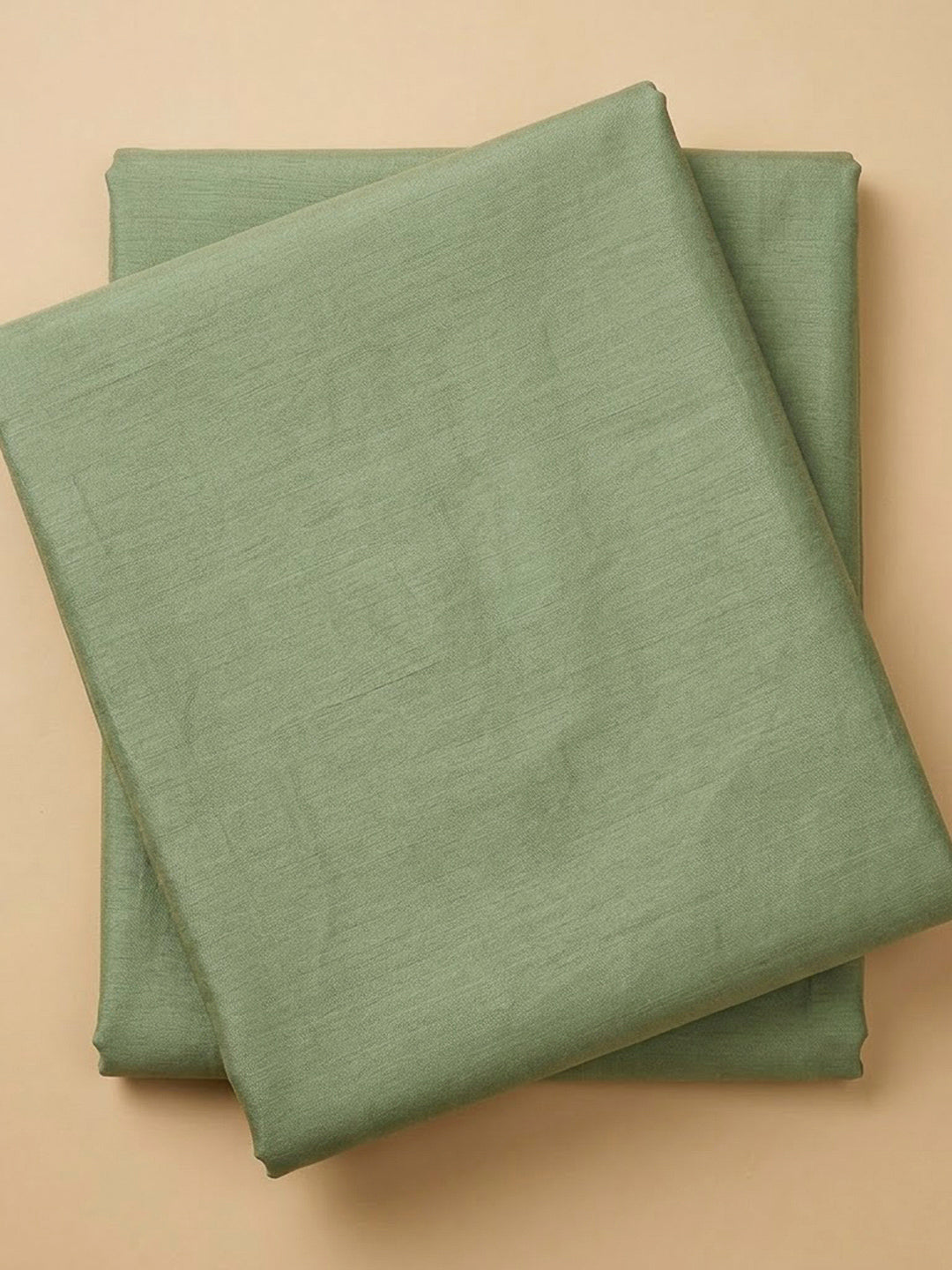 Pista Green Chanderi Embroidered Unstitched Dress Material