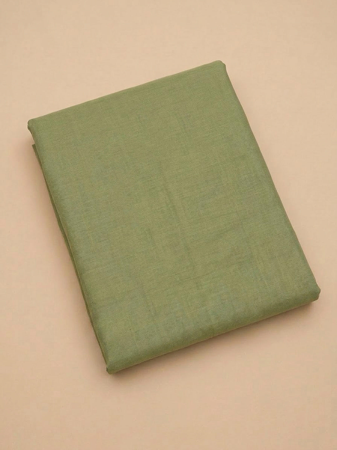 Pista Green Chanderi Embroidered Unstitched Dress Material