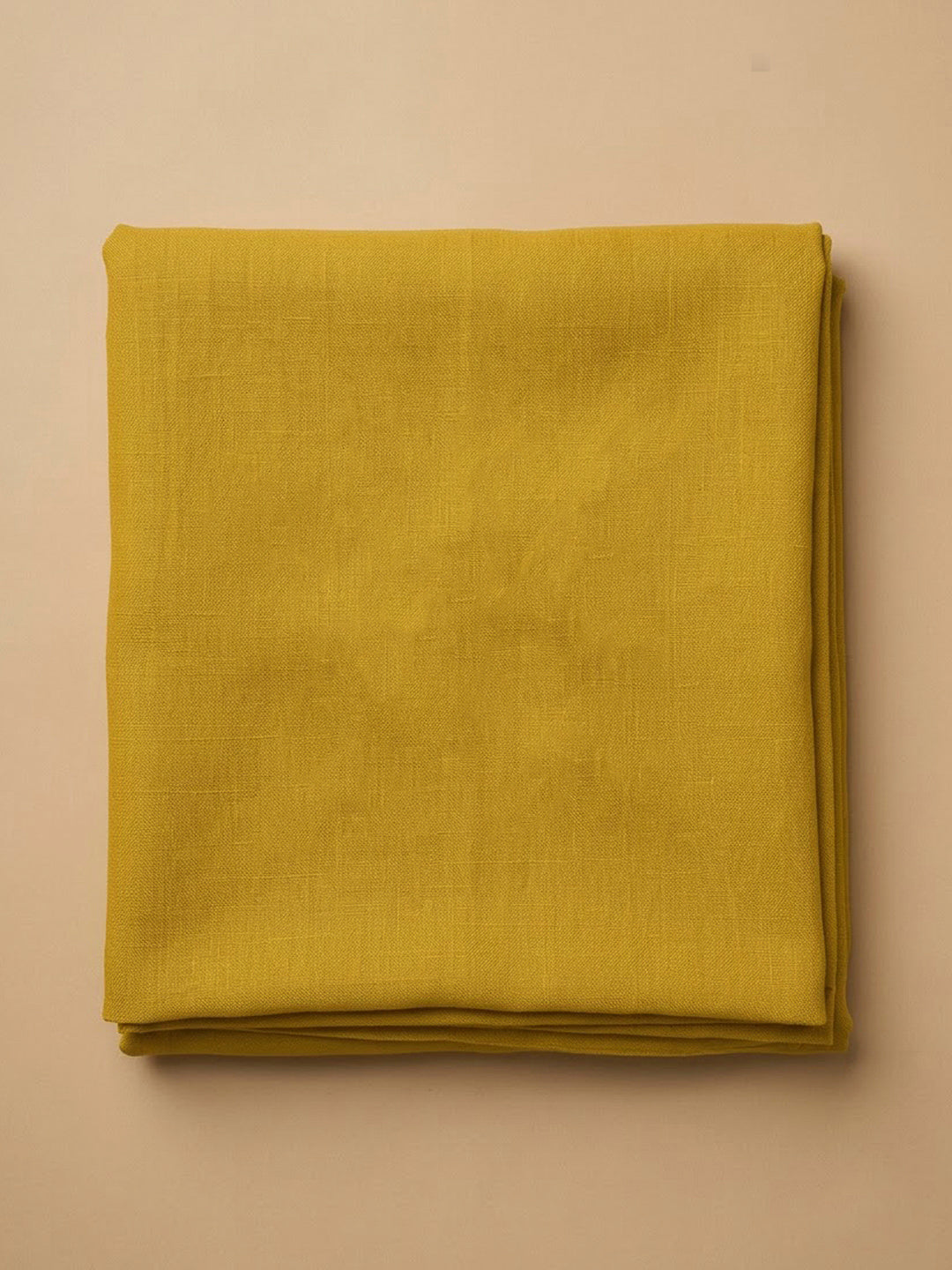 Mustard Chanderi Embroidered Unstitched Dress Material