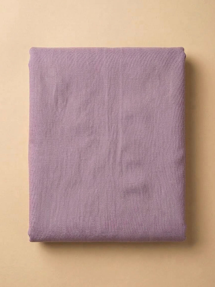 Lavender Chanderi Embroidered Unstitched Dress Material