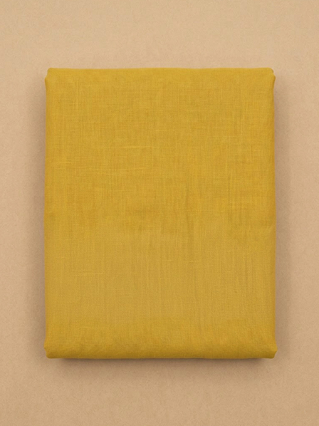 Yellow Chanderi Embroidered Unstitched Dress Material
