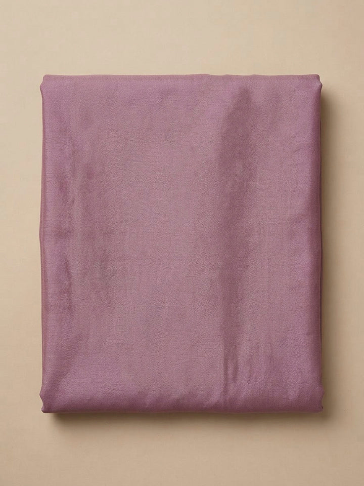 Lavender Tissue Embroidered Unstitched Dress Material
