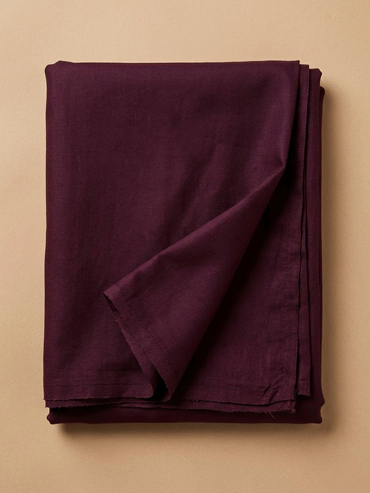 Purple Tissue Embroidered Unstitched Dress Material