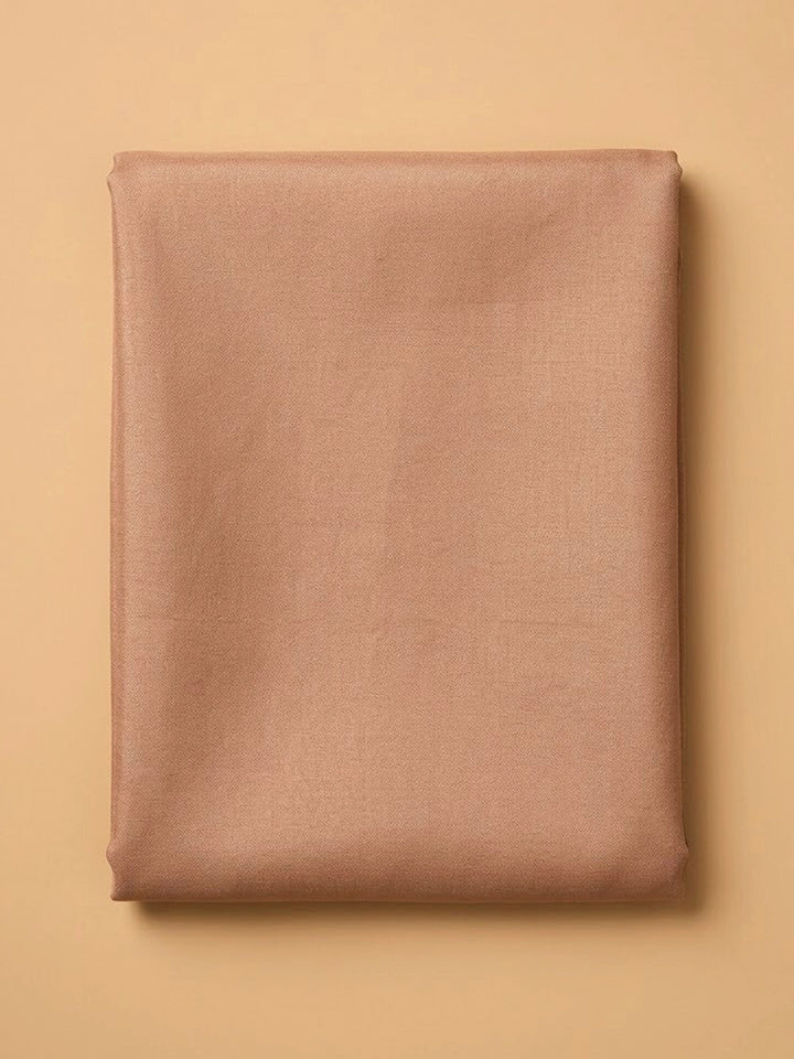Peach Tissue Embroidered Unstitched Dress Material