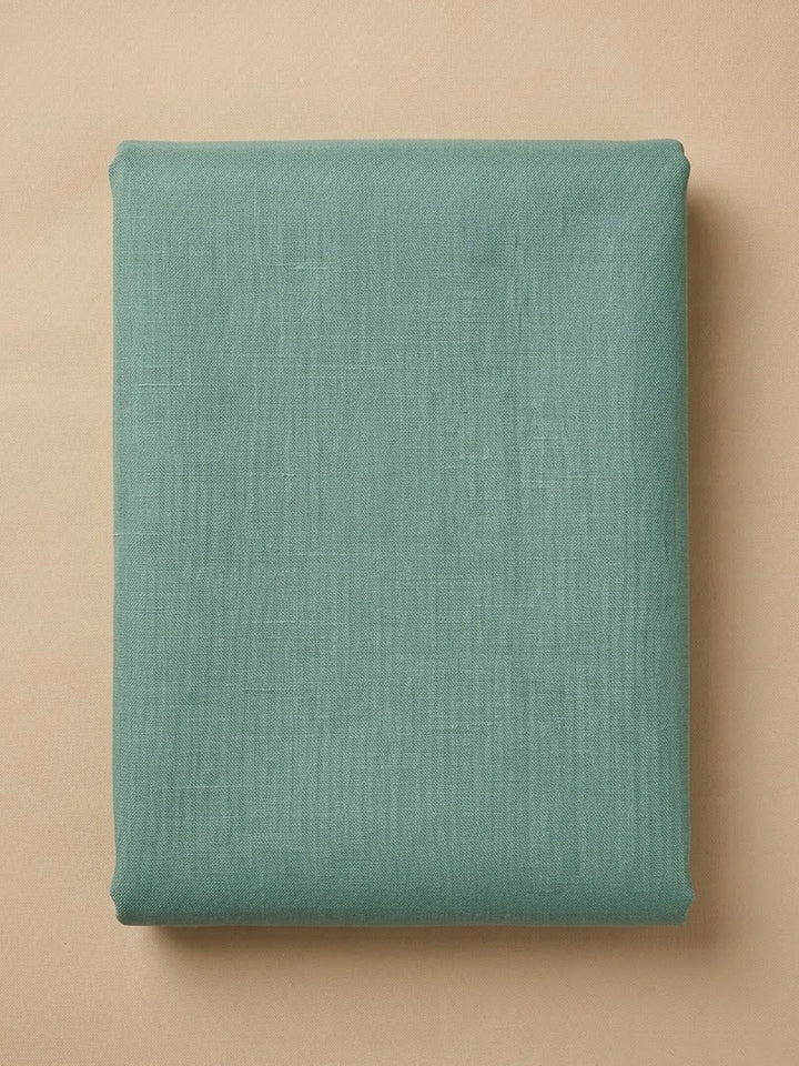 Sea Green Tissue Embroidered Unstitched Dress Material