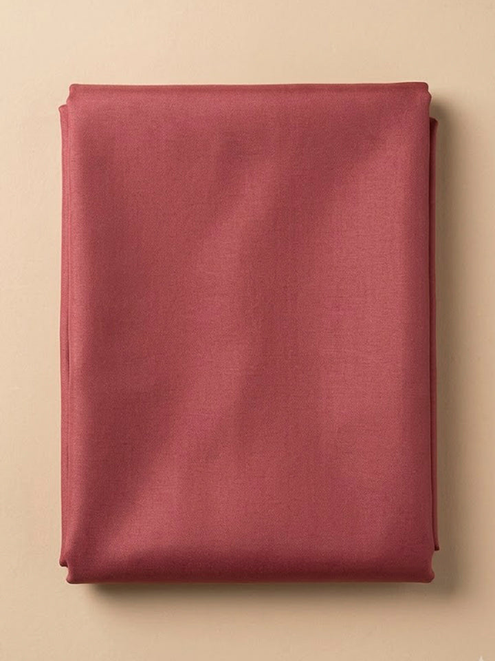 Onion Pink Chanderi Woven Design Unstitched Dress Material