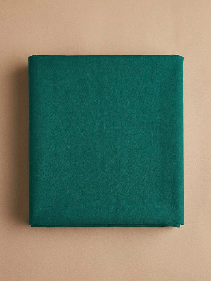 Rama Green Tissue Embroidered Unstitched Dress Material