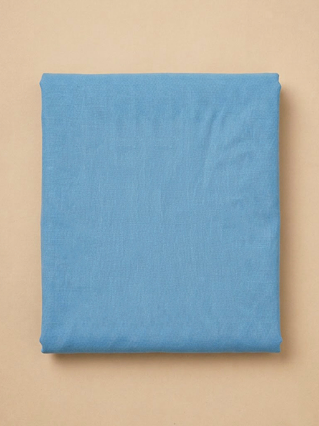 Blue Chanderi Embroidered Unstitched Dress Material