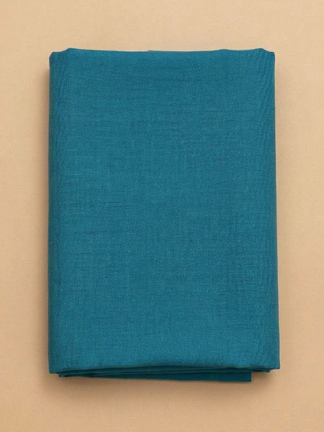 Blue Chanderi Embroidered Unstitched Dress Material