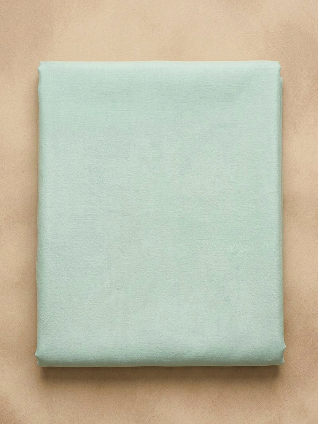Sea Green Chanderi Embroidered Unstitched Dress Material