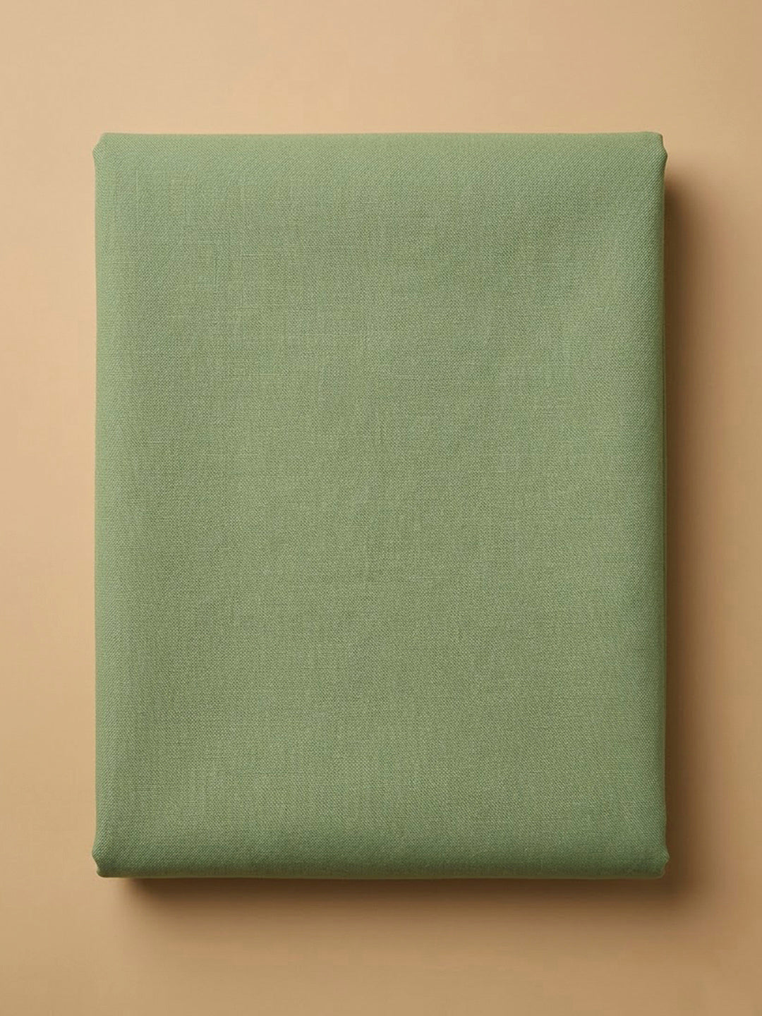 Pista Green Cotton Blend Embroidered Unstitched Dress Material