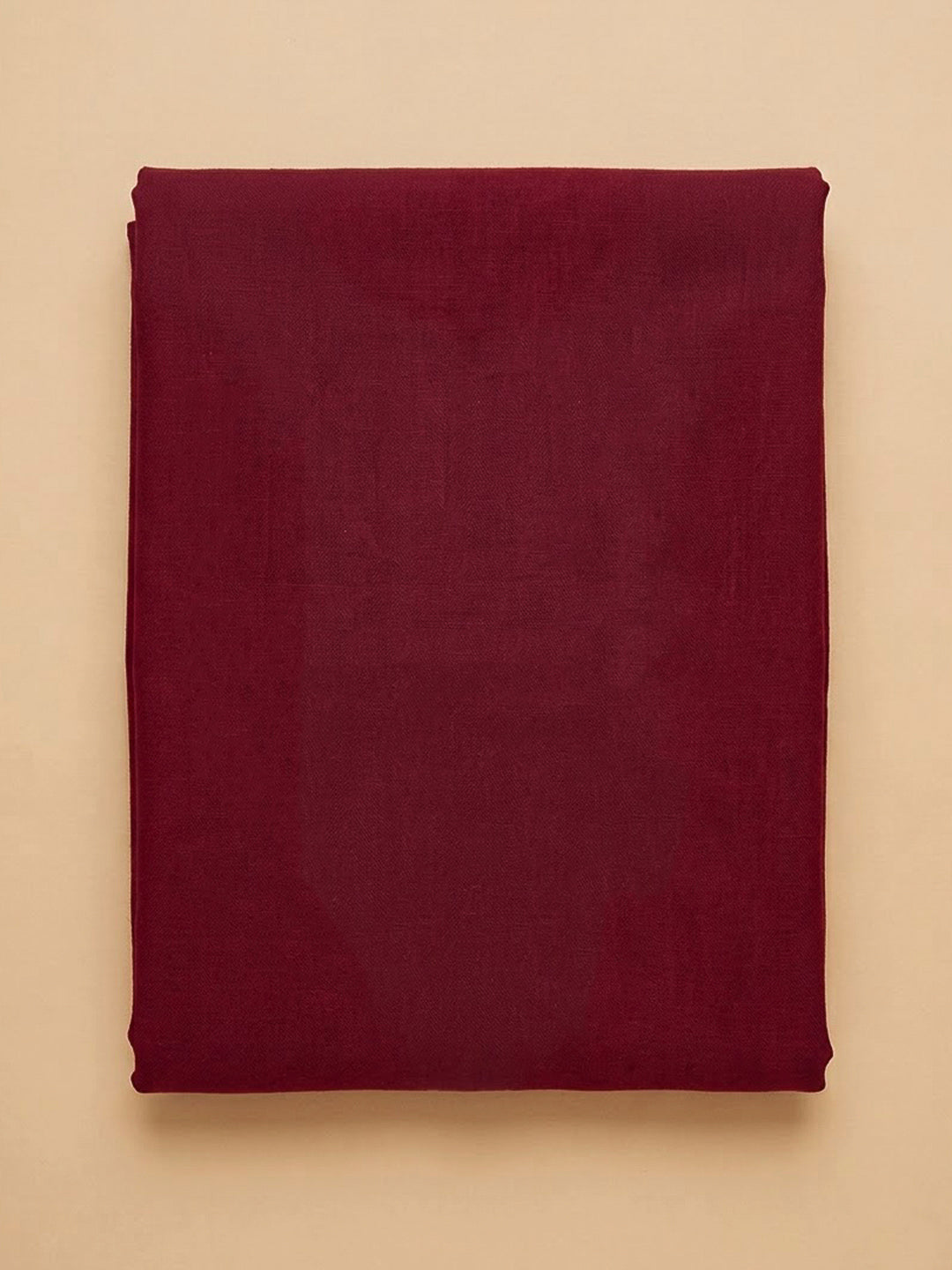 Maroon Cotton Blend Embroidered Unstitched Dress Material