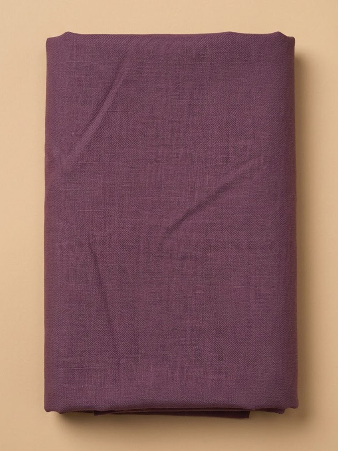 Purple Cotton Blend Printed Unstitched Dress Material