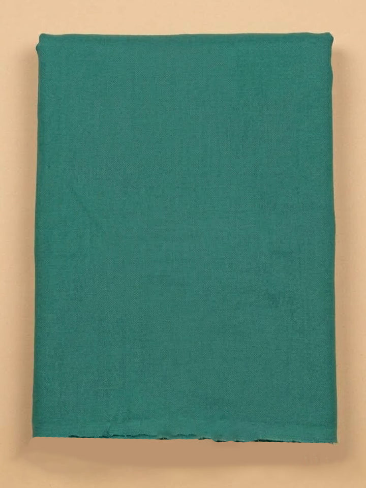 Rama Green Cotton Blend Printed Unstitched Dress Material