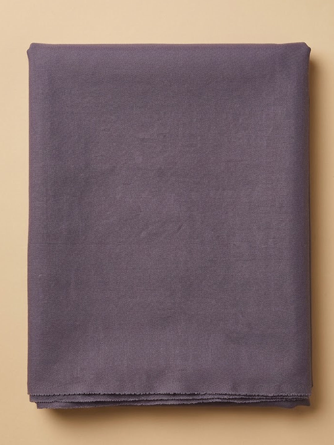 Purple Cotton Blend Printed Unstitched Dress Material