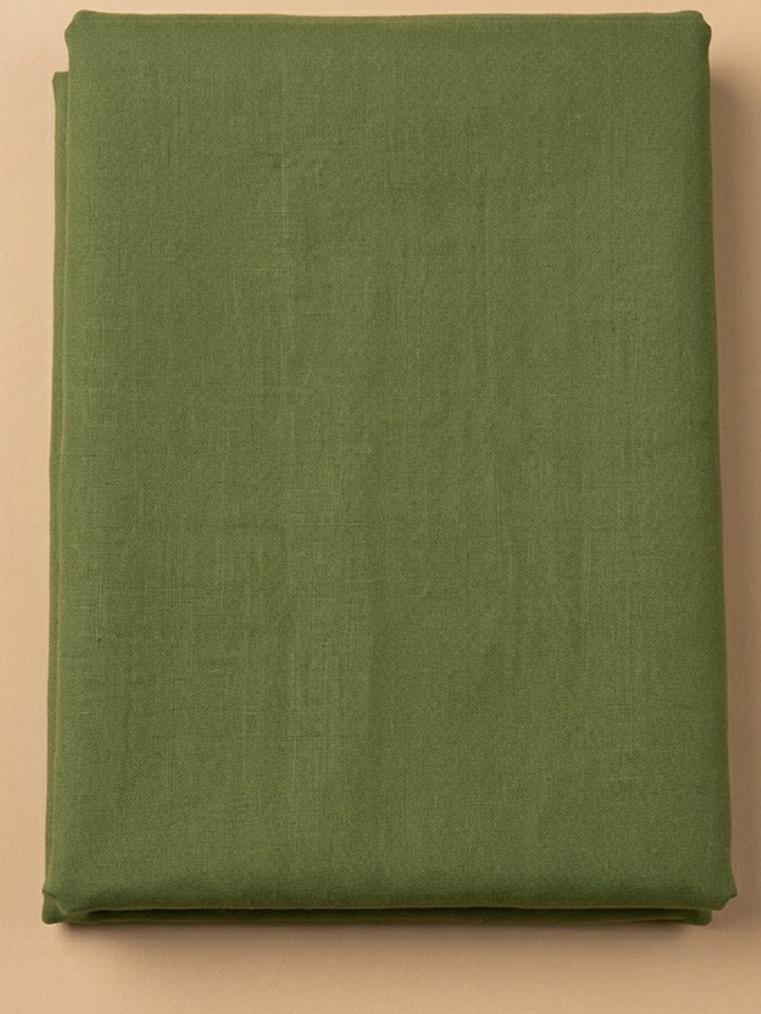 Green Cotton Blend Printed Unstitched Dress Material