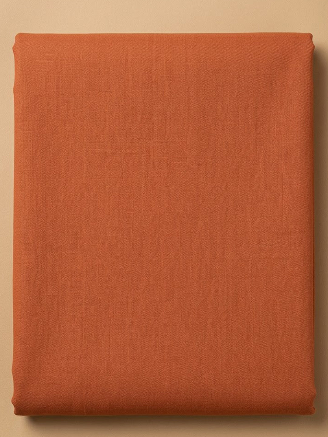 Rust Cotton Blend Printed Unstitched Dress Material