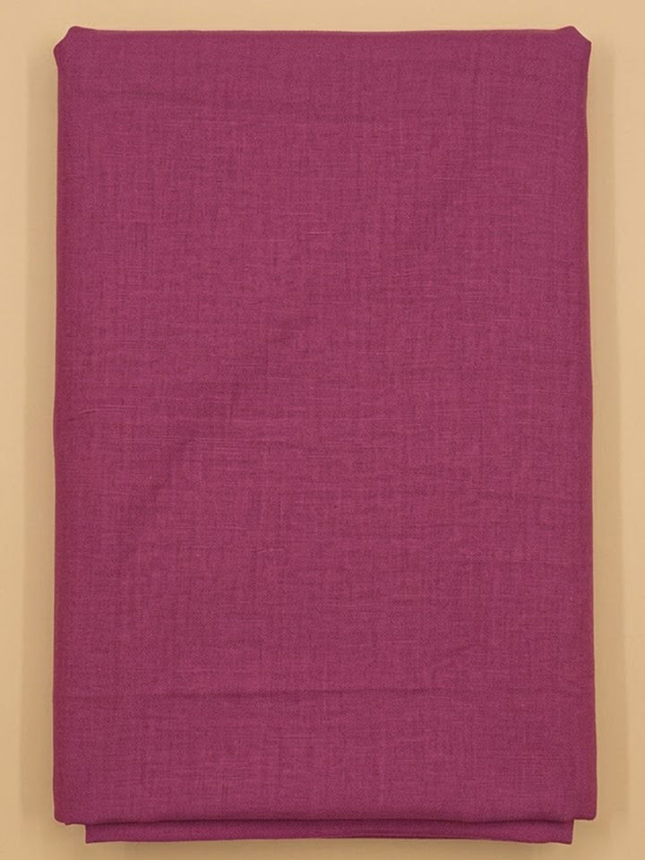 Onion Pink Cotton Blend Printed Unstitched Dress Material