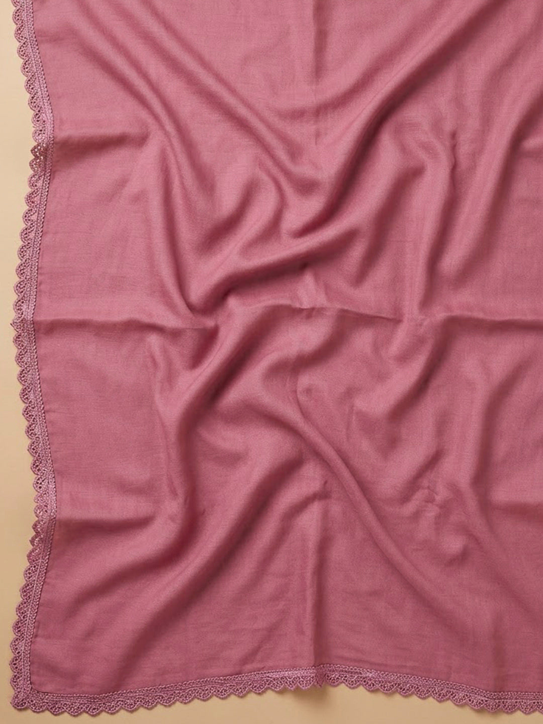 Pink Cotton Blend Printed Unstitched Dress Material