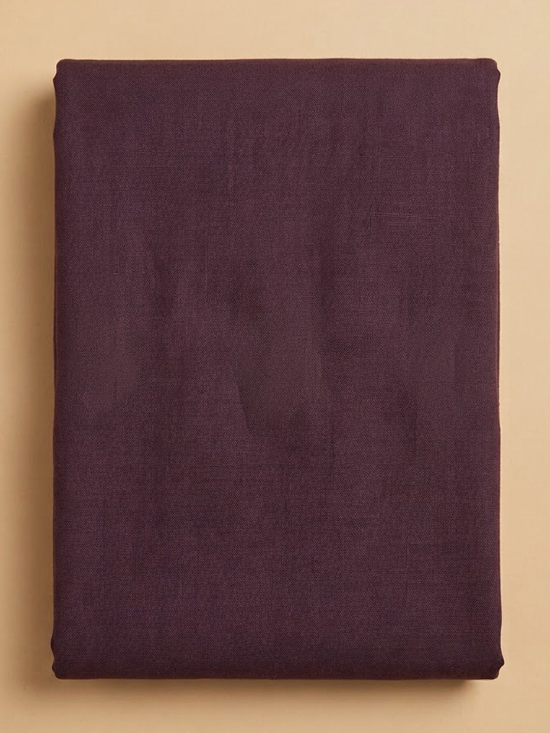 Purple Cotton Blend Printed Unstitched Dress Material