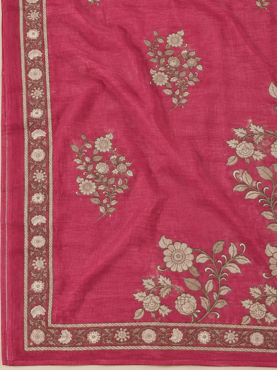 Rani Chanderi Printed Unstitched Dress Material