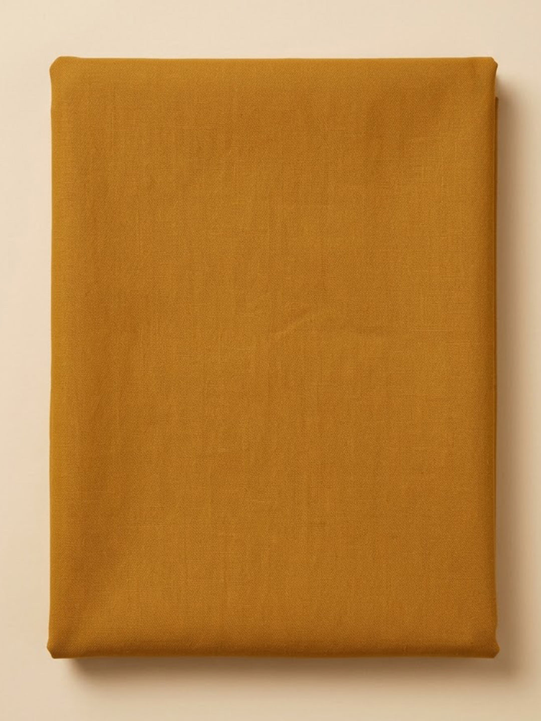 Mustard Cotton Blend Embroidered Unstitched Dress Material