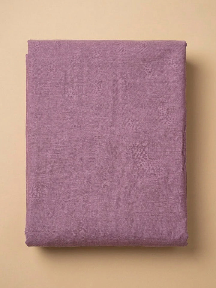 Lavender Chanderi Embroidered Unstitched Dress Material