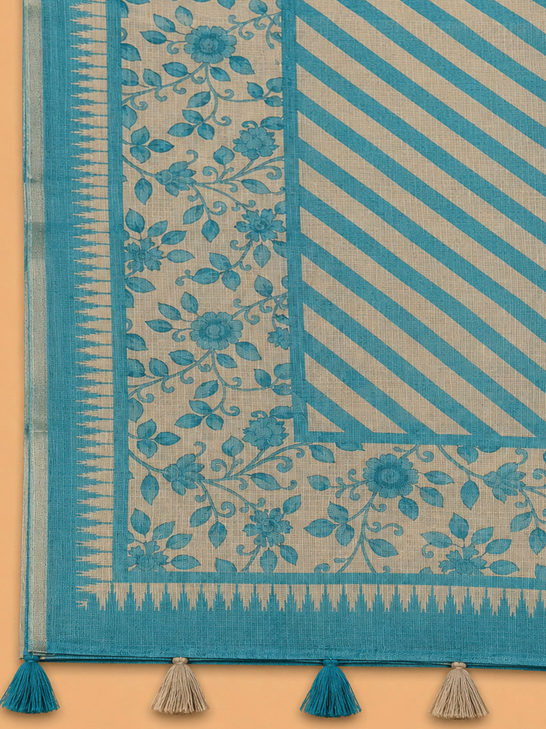 Firozee Cotton Blend Printed Unstitched Dress Material