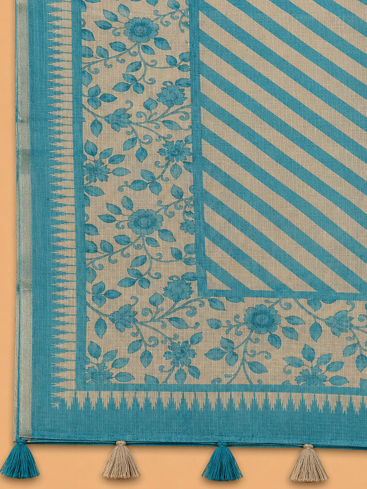 Firozee Cotton Blend Printed Unstitched Dress Material