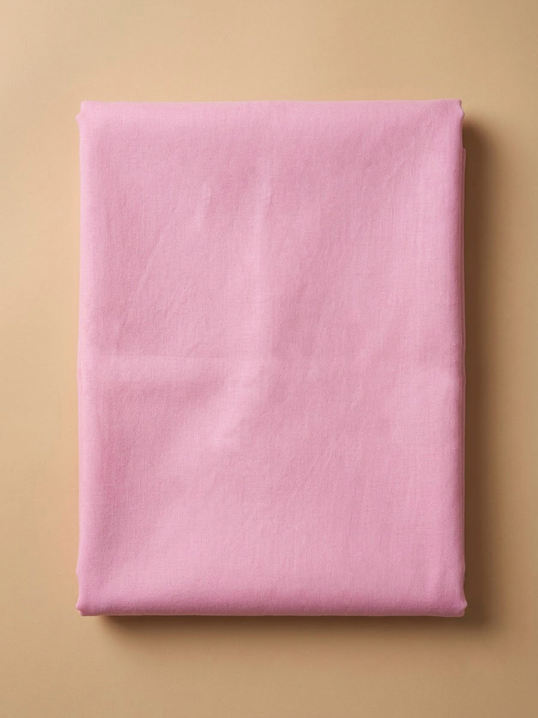Pink Cotton Blend Printed Unstitched Dress Material