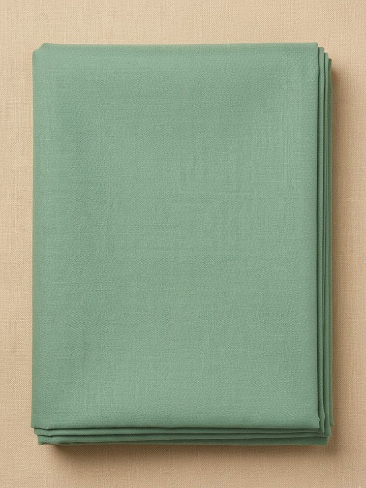 Aqua-Green Chanderi Embroidered Unstitched Dress Material