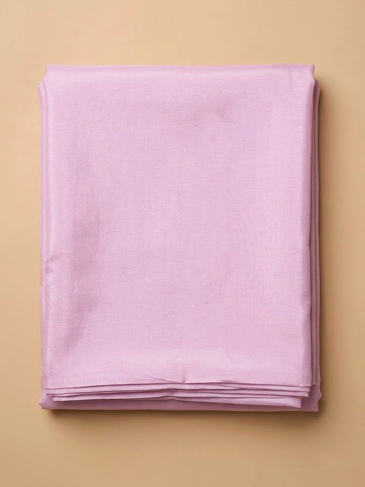 Pink Chanderi Embroidered Unstitched Dress Material