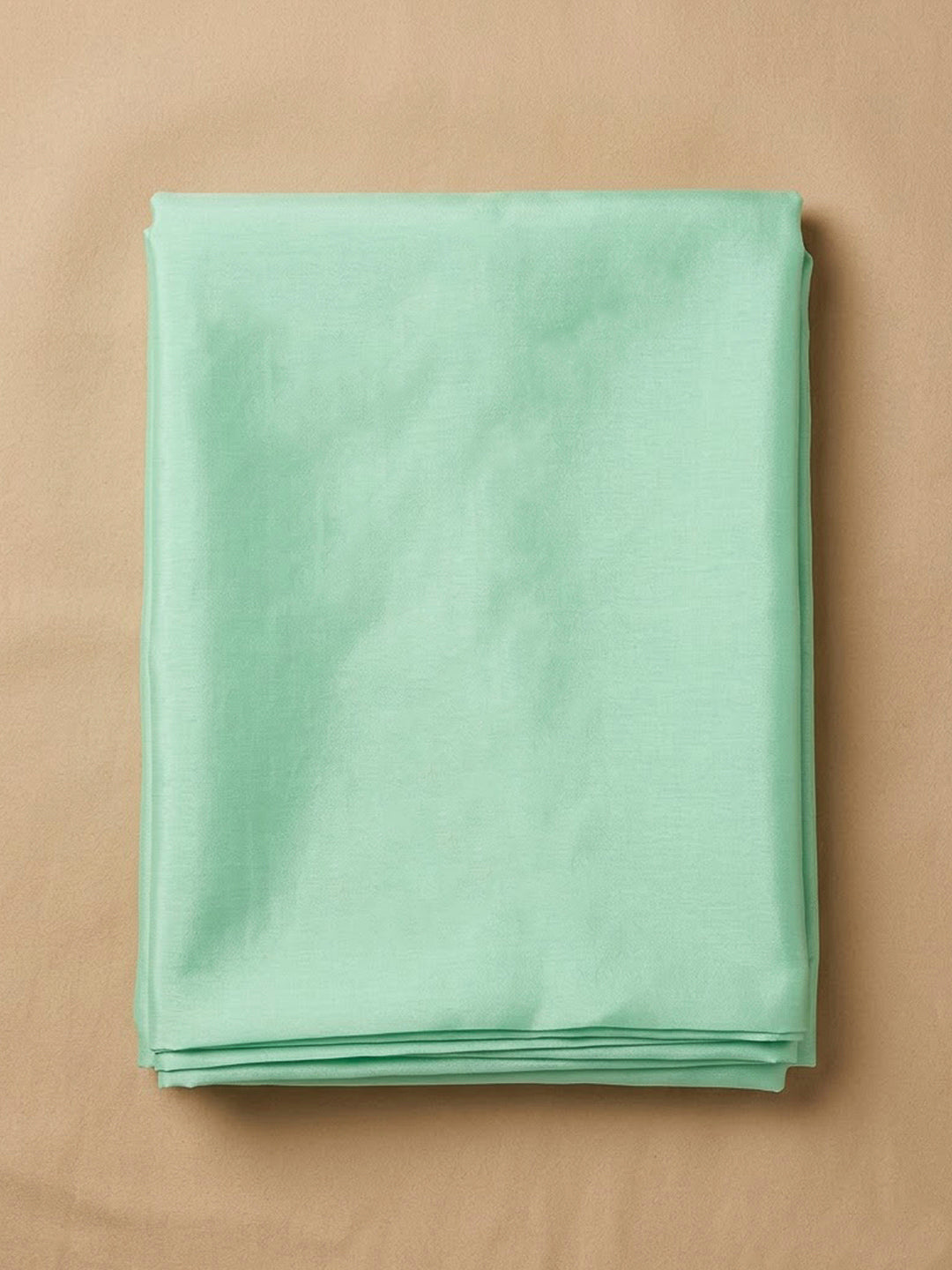 Sea Green Chanderi Embroidered Unstitched Dress Material