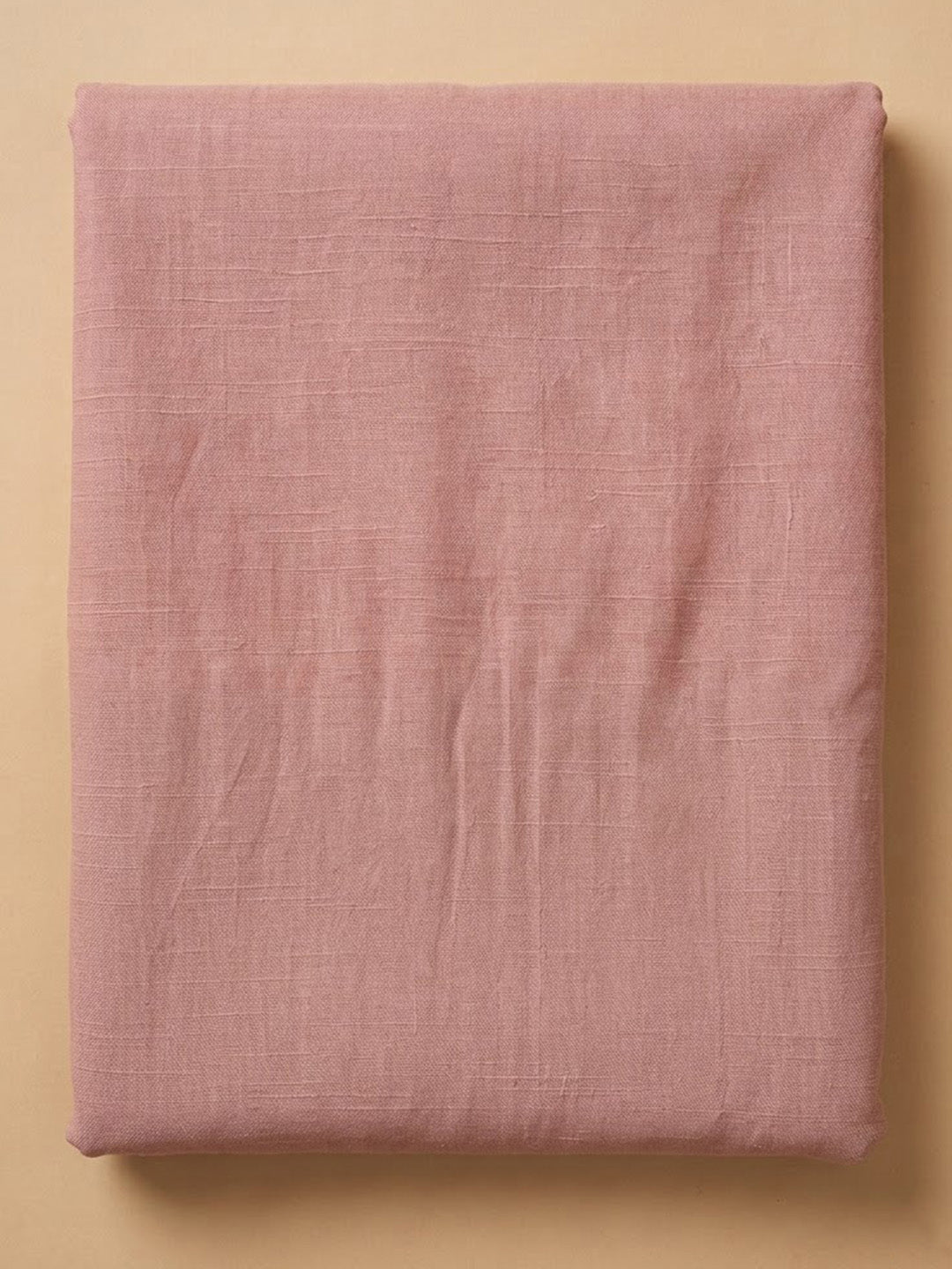 Peach Cotton Blend Embroidered Unstitched Dress Material